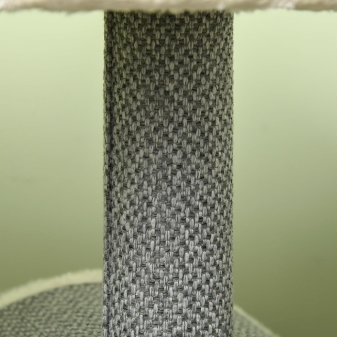 Arbre à chat avec tunnel, plateformes et poteaux sisal – 104 cm