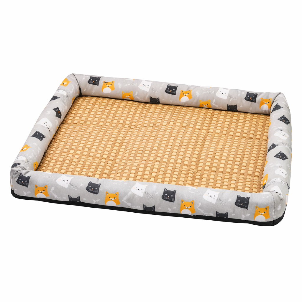 Tapis de couchage pour chat avec surface tressée 50 × 40 cm / 70 × 55 cm