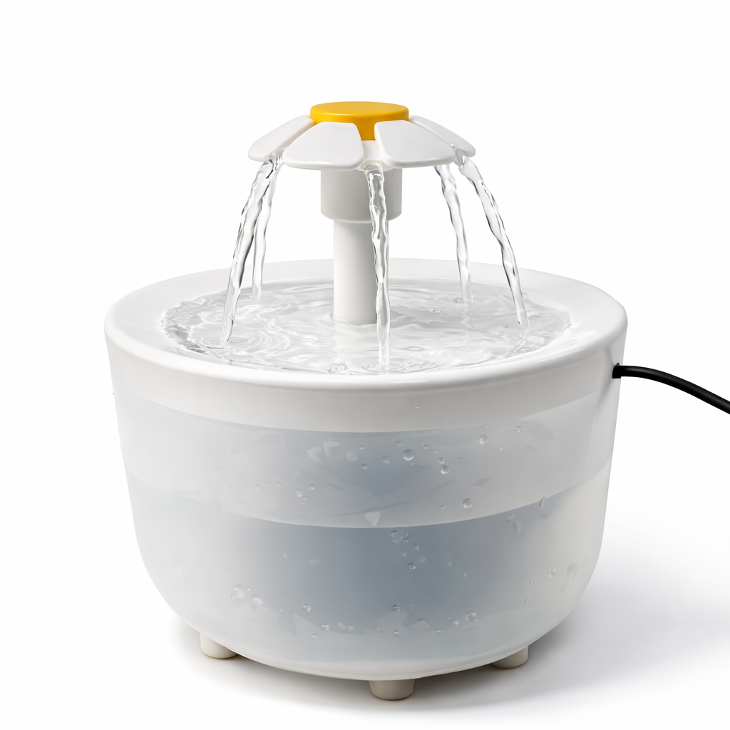 Fontaine à eau pour chat 1,2 L plastique