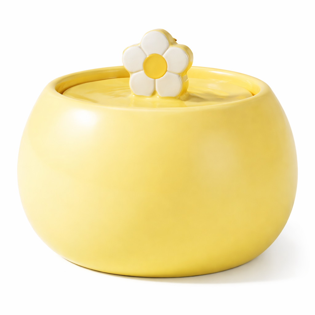 Fontaine à eau pour chat céramique 1,5 L USB