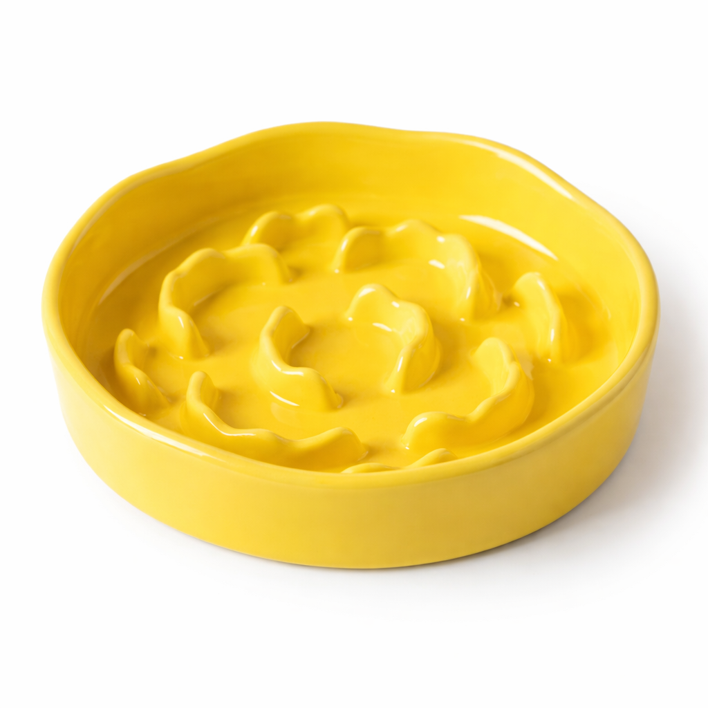 Gamelle pour chat en céramique avec reliefs internes 14,8 cm