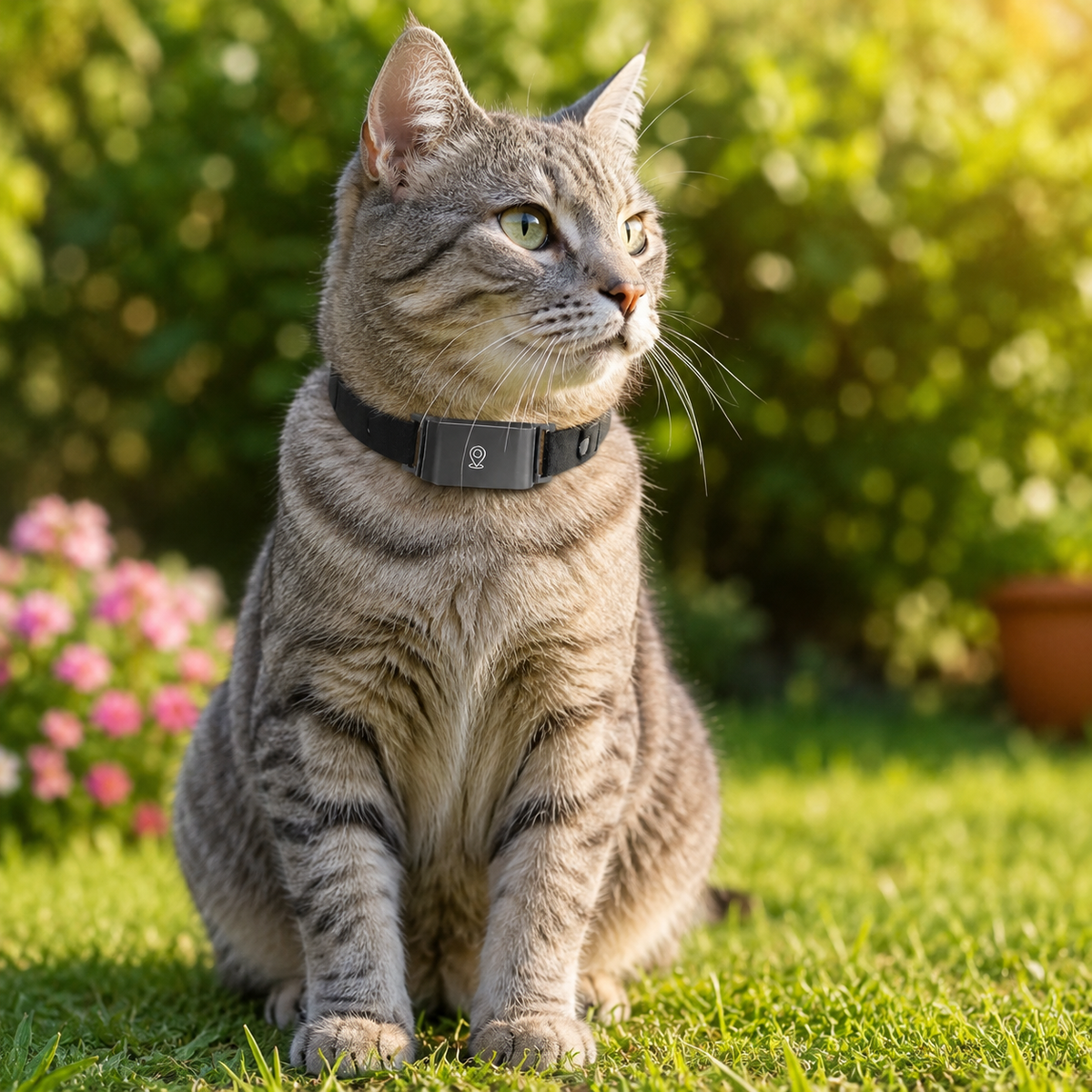 Collier GPS pour chat sans abonnement – Suivi 4G IP67