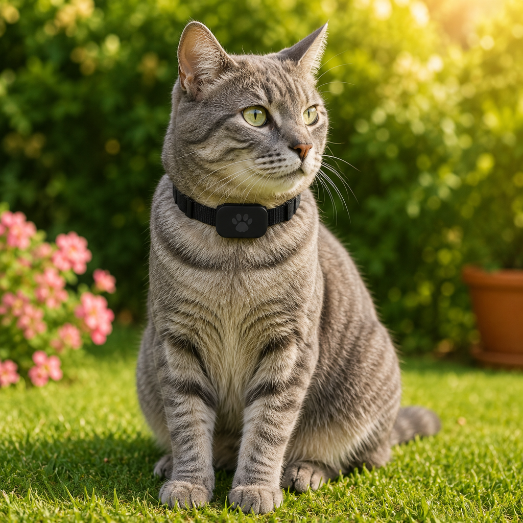 Collier traceur Bluetooth pour chat – Réglable