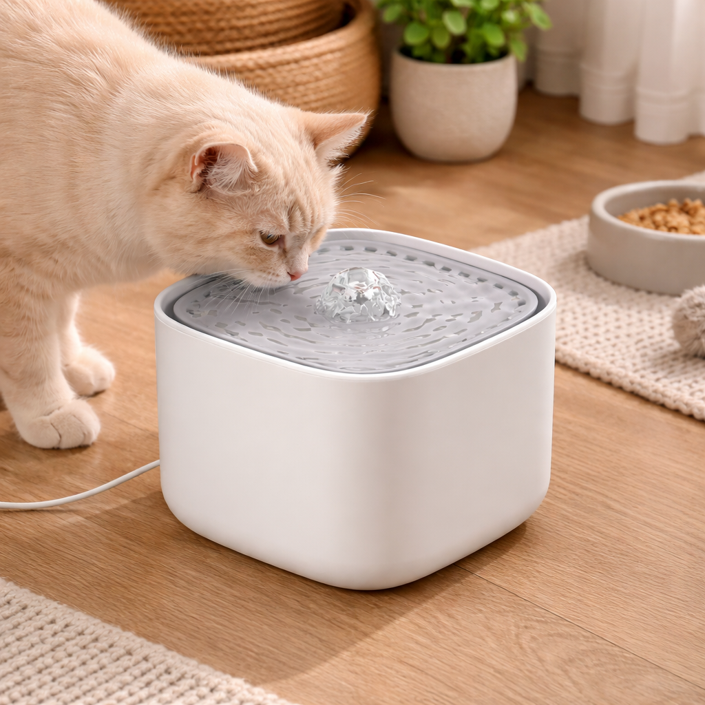 Fontaine à eau pour chat capacité 2 L