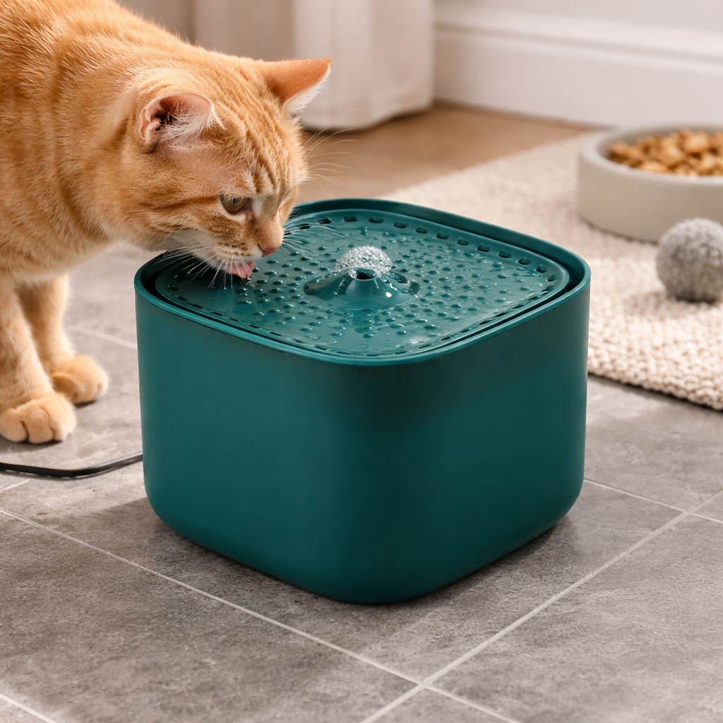 Fontaine à eau pour chat capacité 2 L