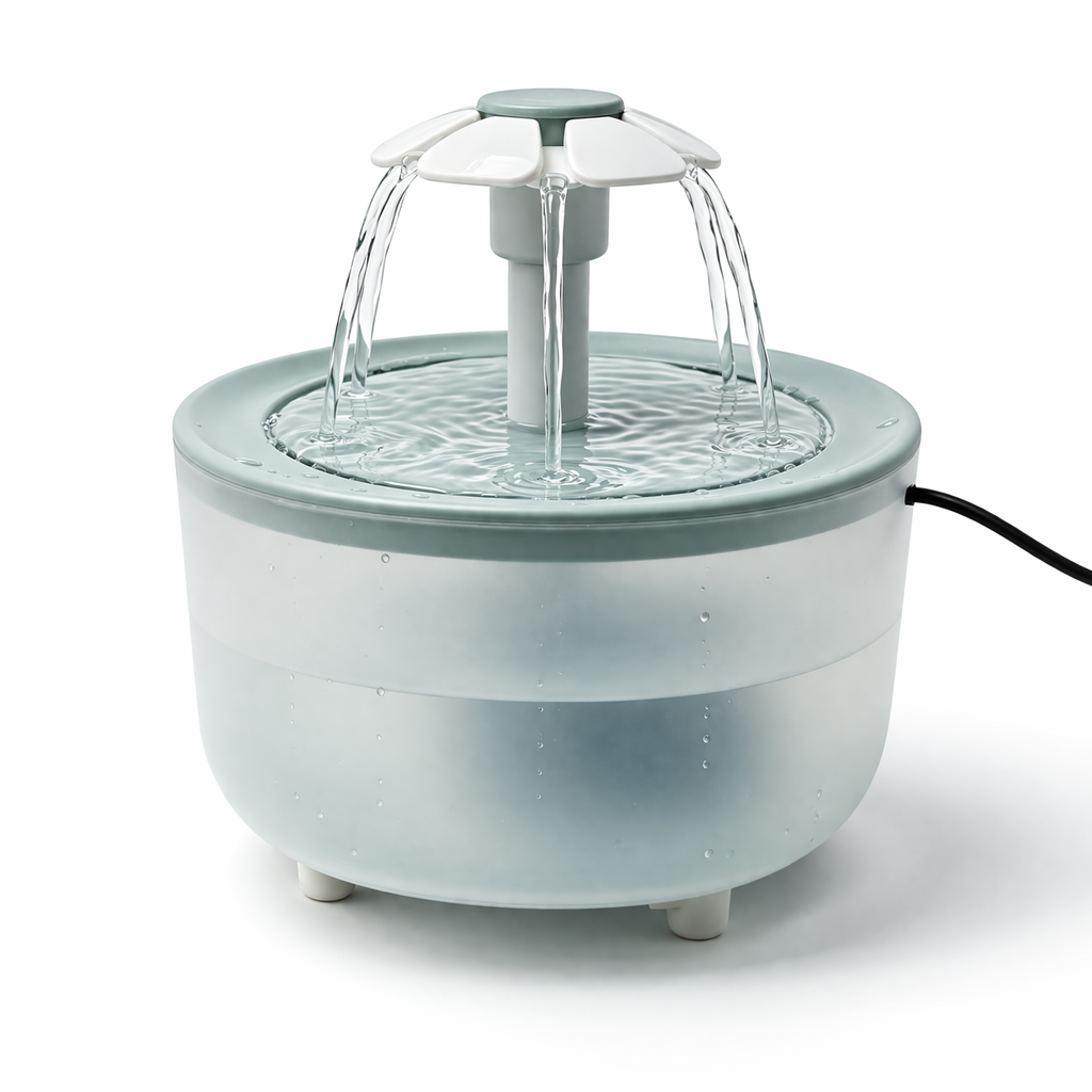 Fontaine à eau pour chat 1,2 L plastique