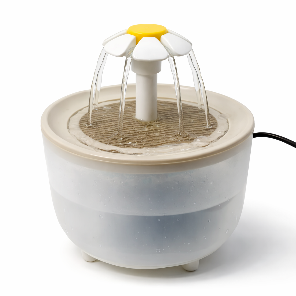 Fontaine à eau pour chat 1,2 L plastique