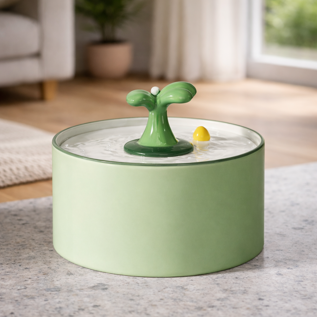 Fontaine à eau pour chat céramique 1 L / 1,5 L USB
