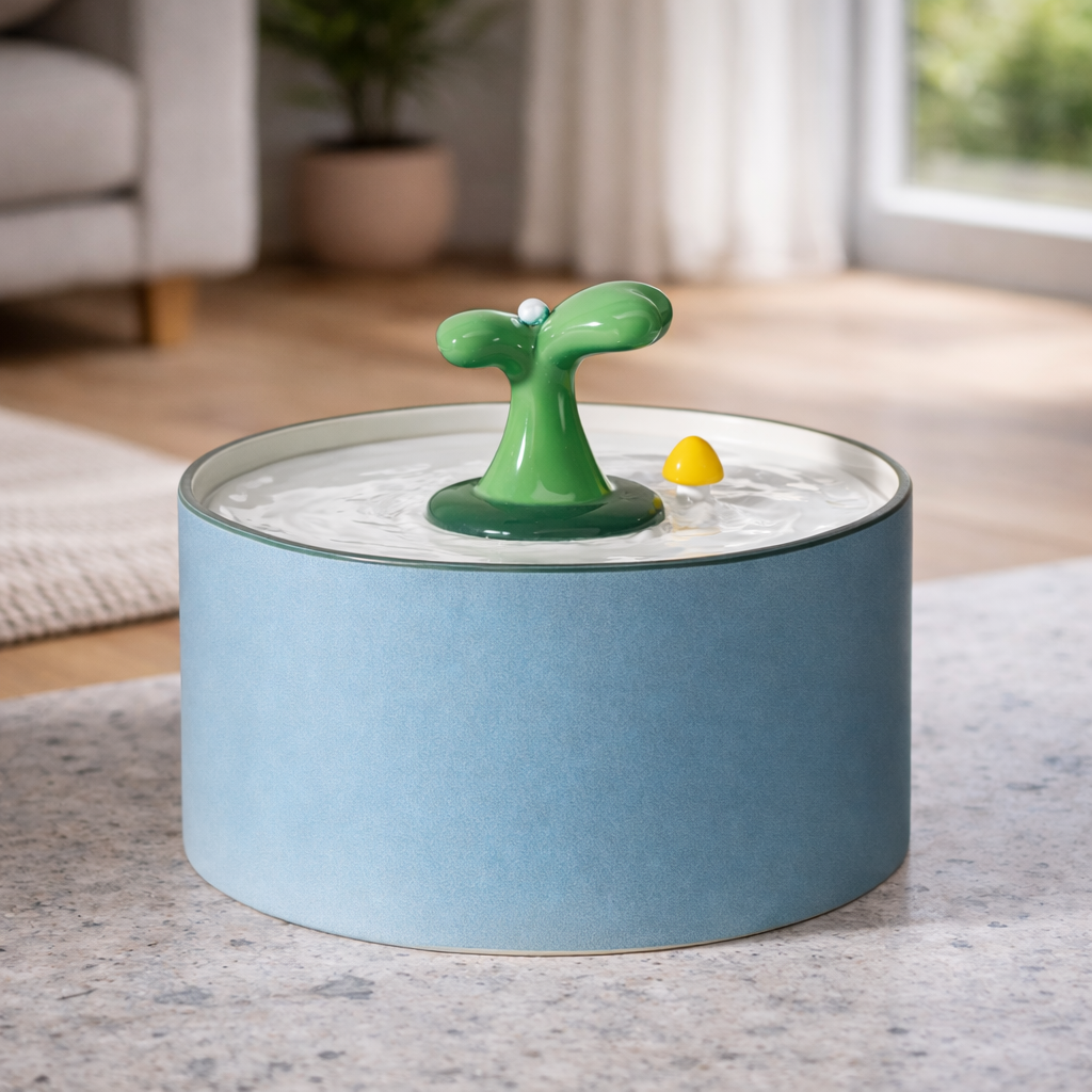 Fontaine à eau pour chat céramique 1 L / 1,5 L USB