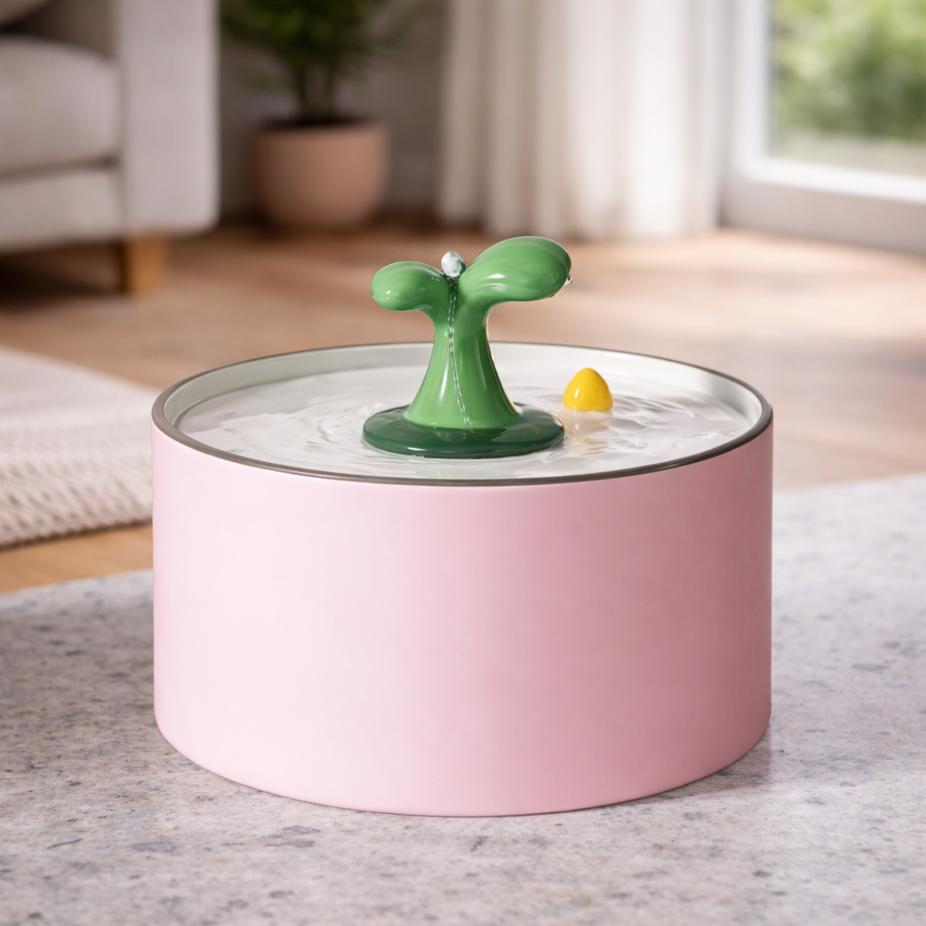 Fontaine à eau pour chat céramique 1 L / 1,5 L USB