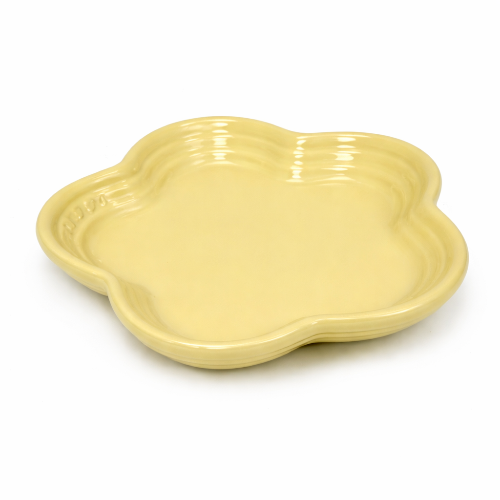 Gamelle pour chat en céramique forme fleur 14 cm