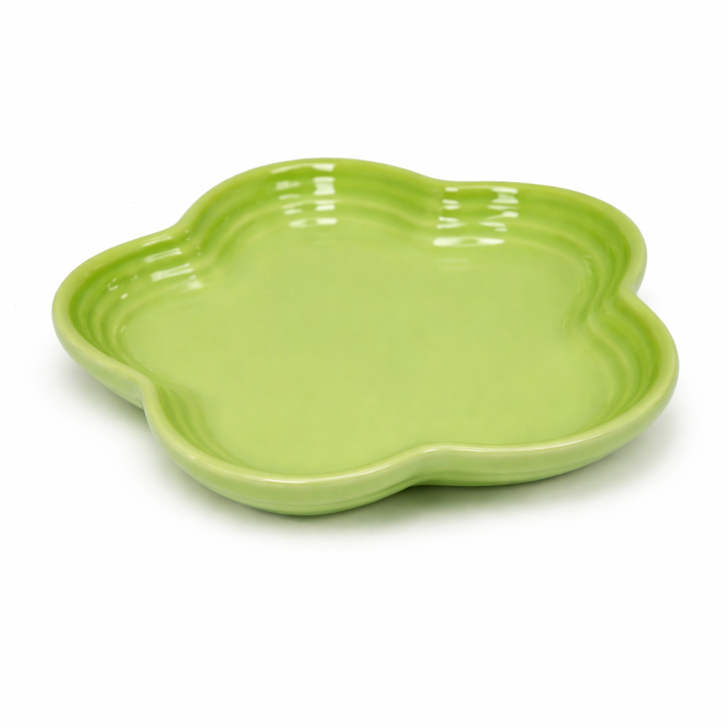 Gamelle pour chat en céramique forme fleur 14 cm