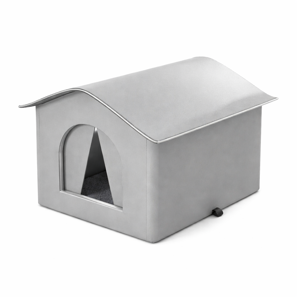 Niche Extérieure pour Chat avec Toit Incliné