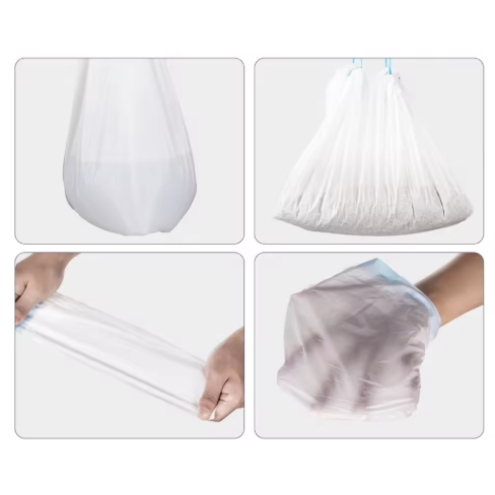 Sacs pour litière pour chat avec cordon de serrage – lot de 60
