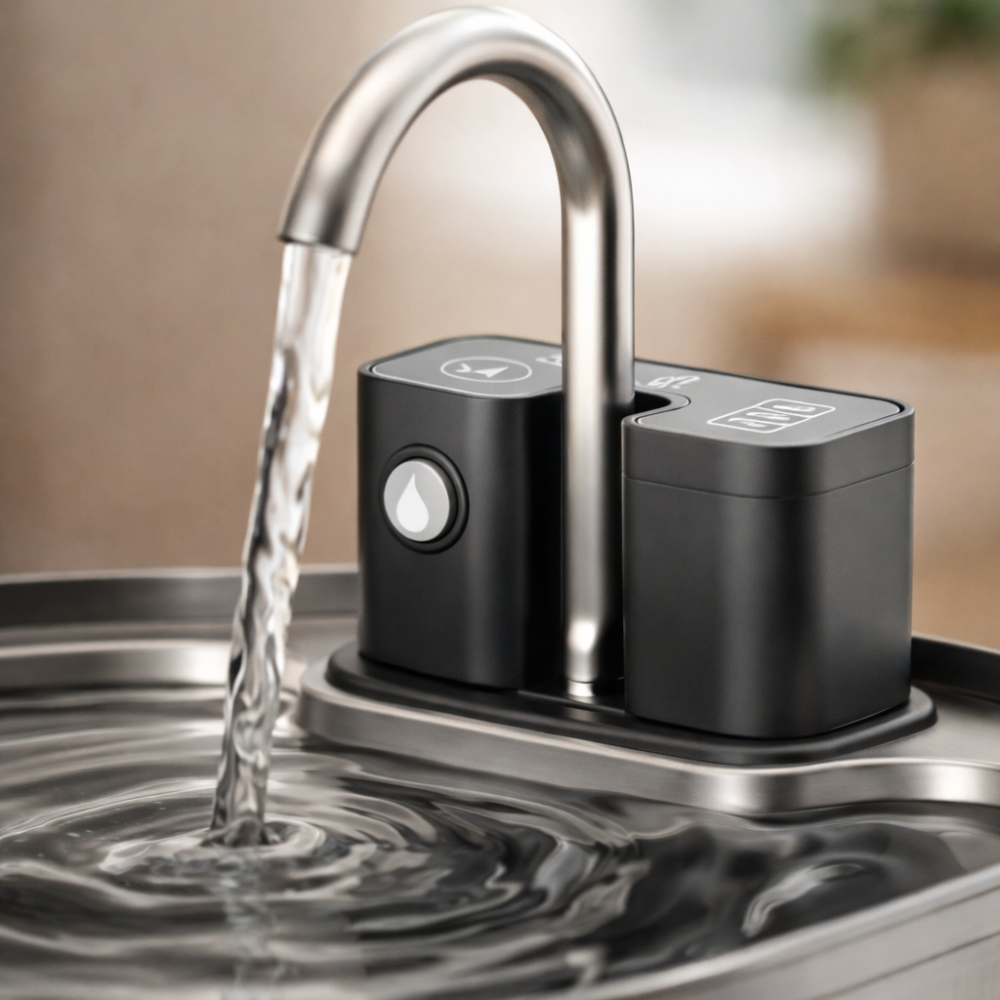 Fontaine à eau pour chat inox 3.2L