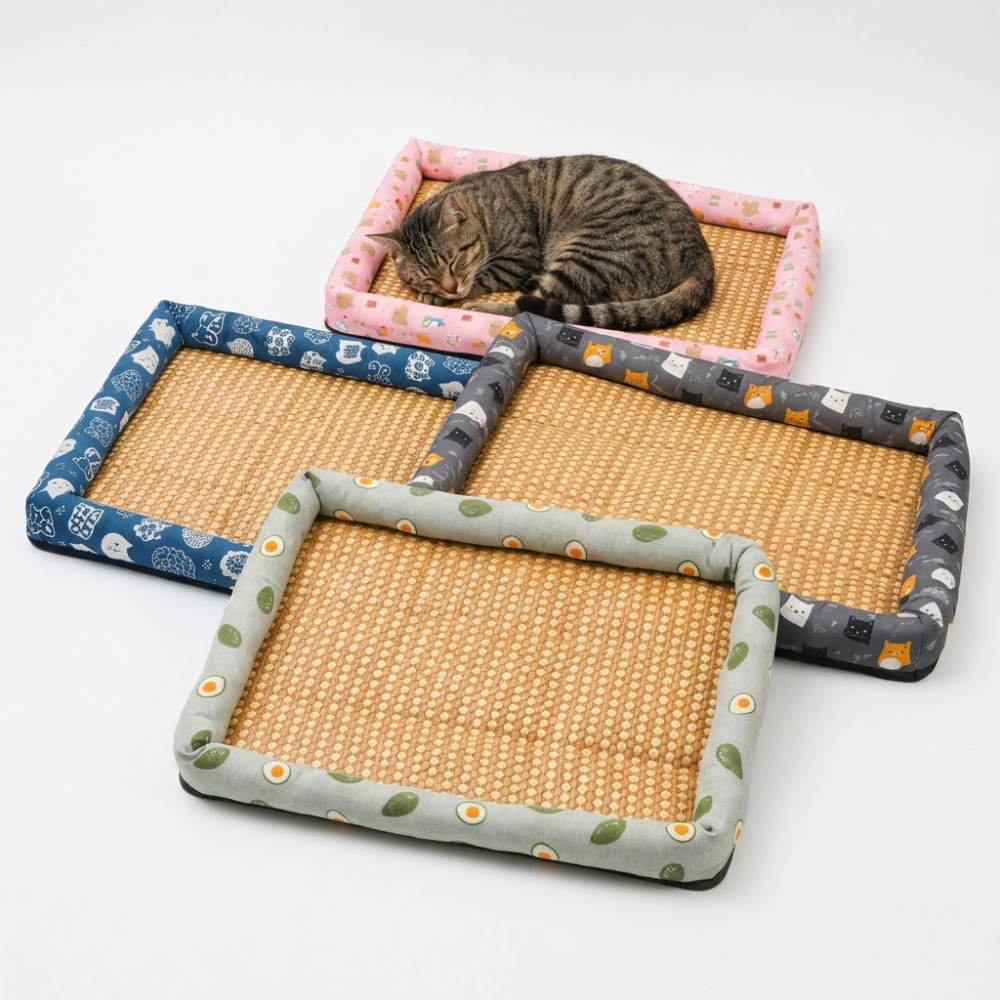 Tapis de couchage pour chat avec surface tressée 50 × 40 cm / 70 × 55 cm