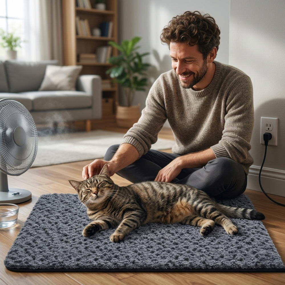 Tapis pour chat double face 40x50 cm ou 60x90 cm